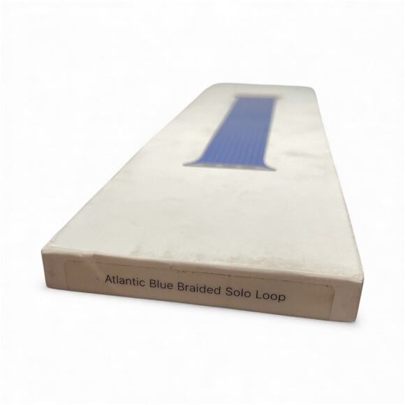 Apple Watch Braided Solo Loop Band 40mm Atlantic Blue Size 9 MY742FE/A NIB - Picture 7 of 7